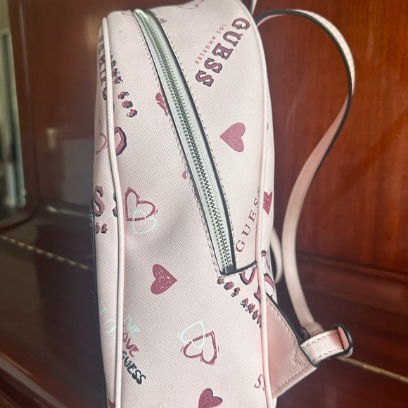 Guess Pink Love Mini Backpack - Picture 4 of 5